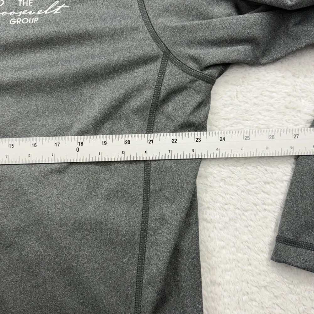 The North Face Mens Gray The Roosevelt Group 1/4 Zip Pullover Fleece XL‎